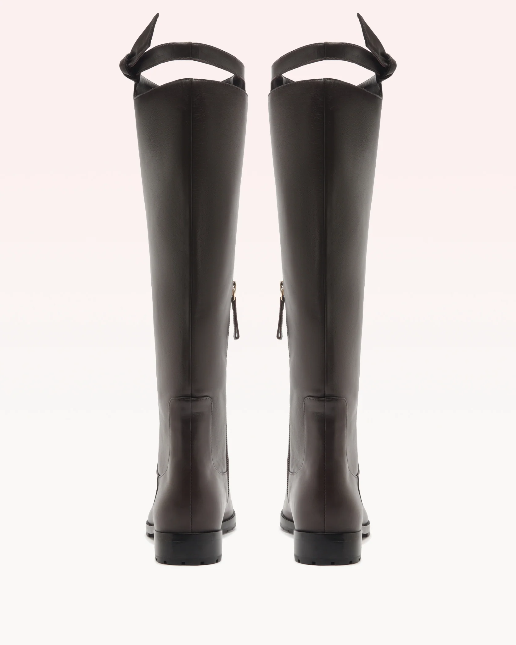 Asymmetric Clarita Saddlery Boot Dark Brown - Image 5