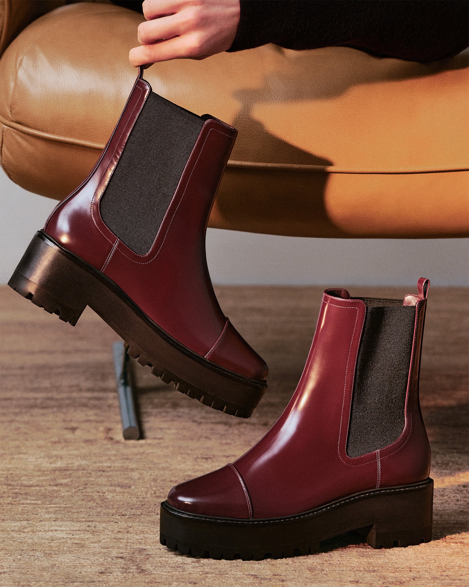 Christina 45 Bootie Cherry Lacquer - Image 6
