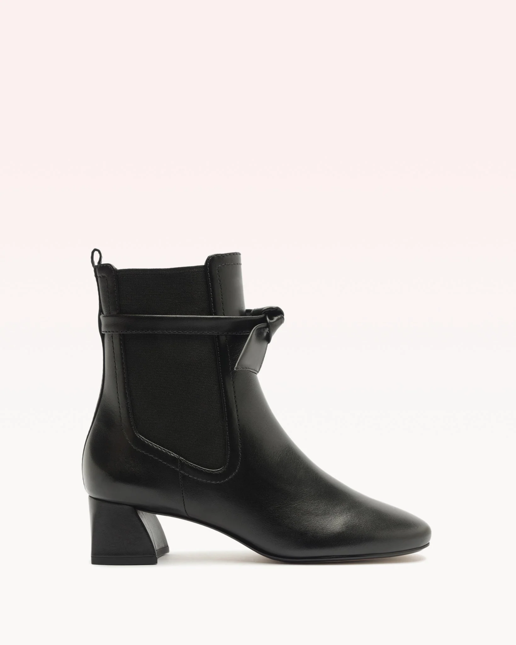 Clarita Almond Bootie 45 Black