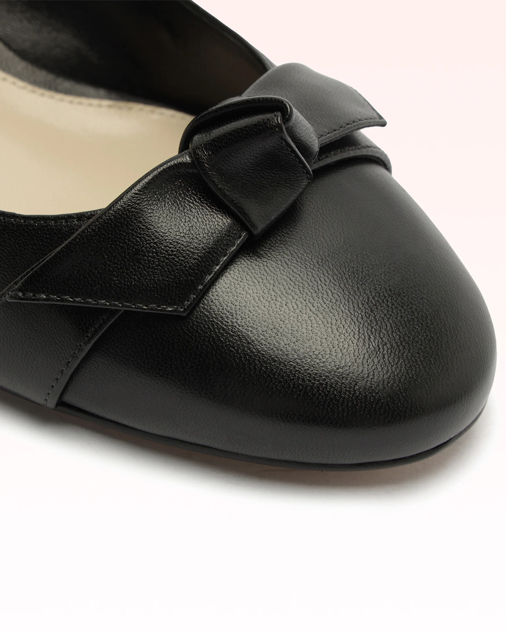 Clarita Almond Pump 45 Black - Image 4
