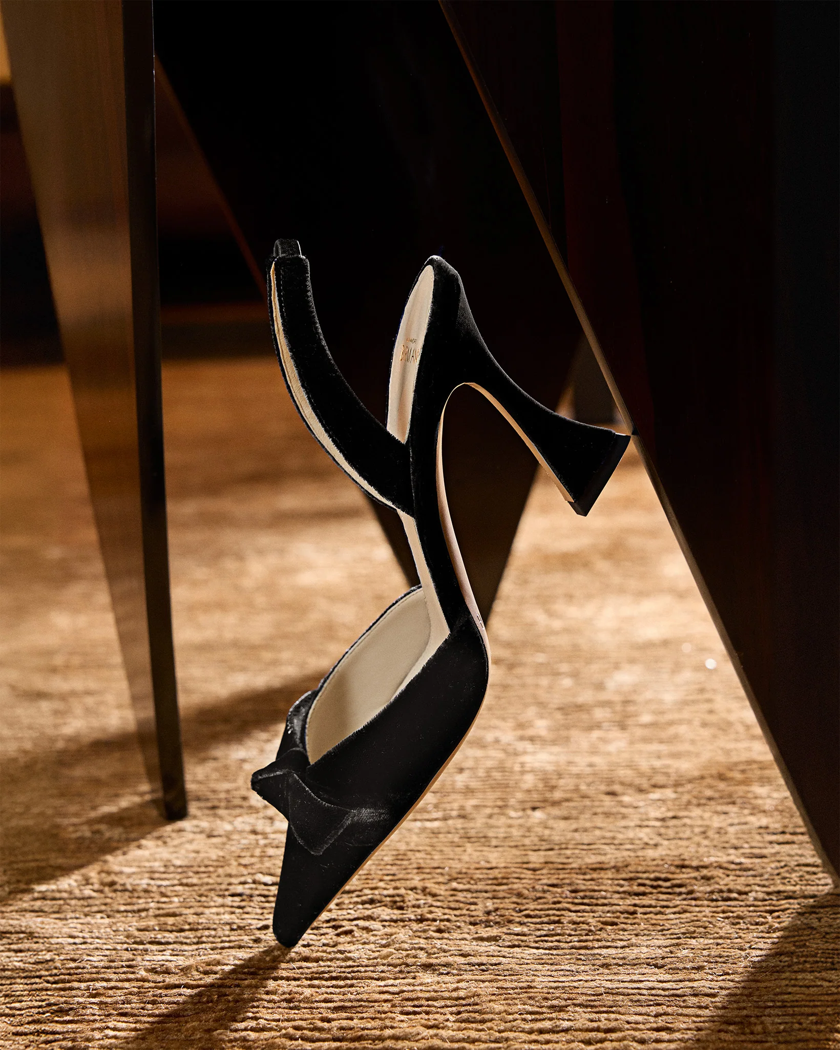 Clarita Bell Slingback 85 Black - Image 6