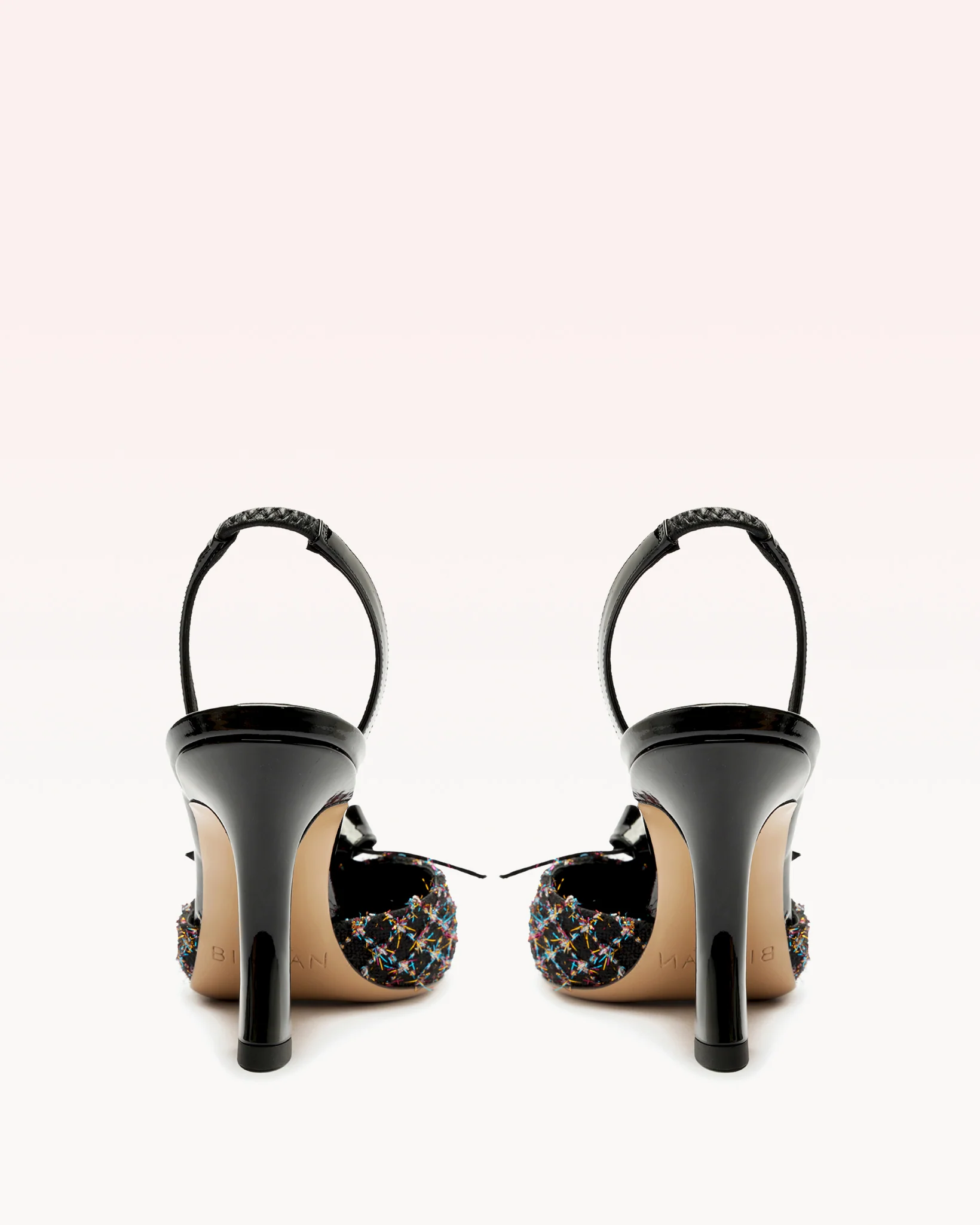 Clarita Bell Slingback 85 Tweed Multicolor - Image 3