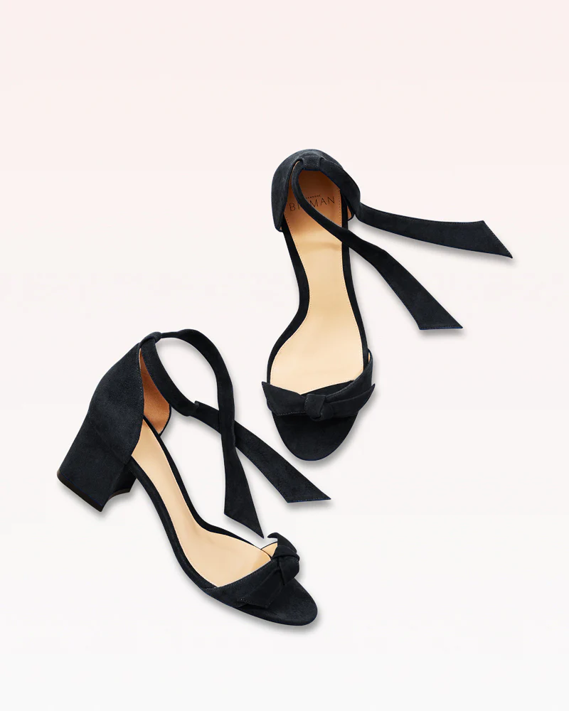 Clarita Block 60 Suede Black - Image 3