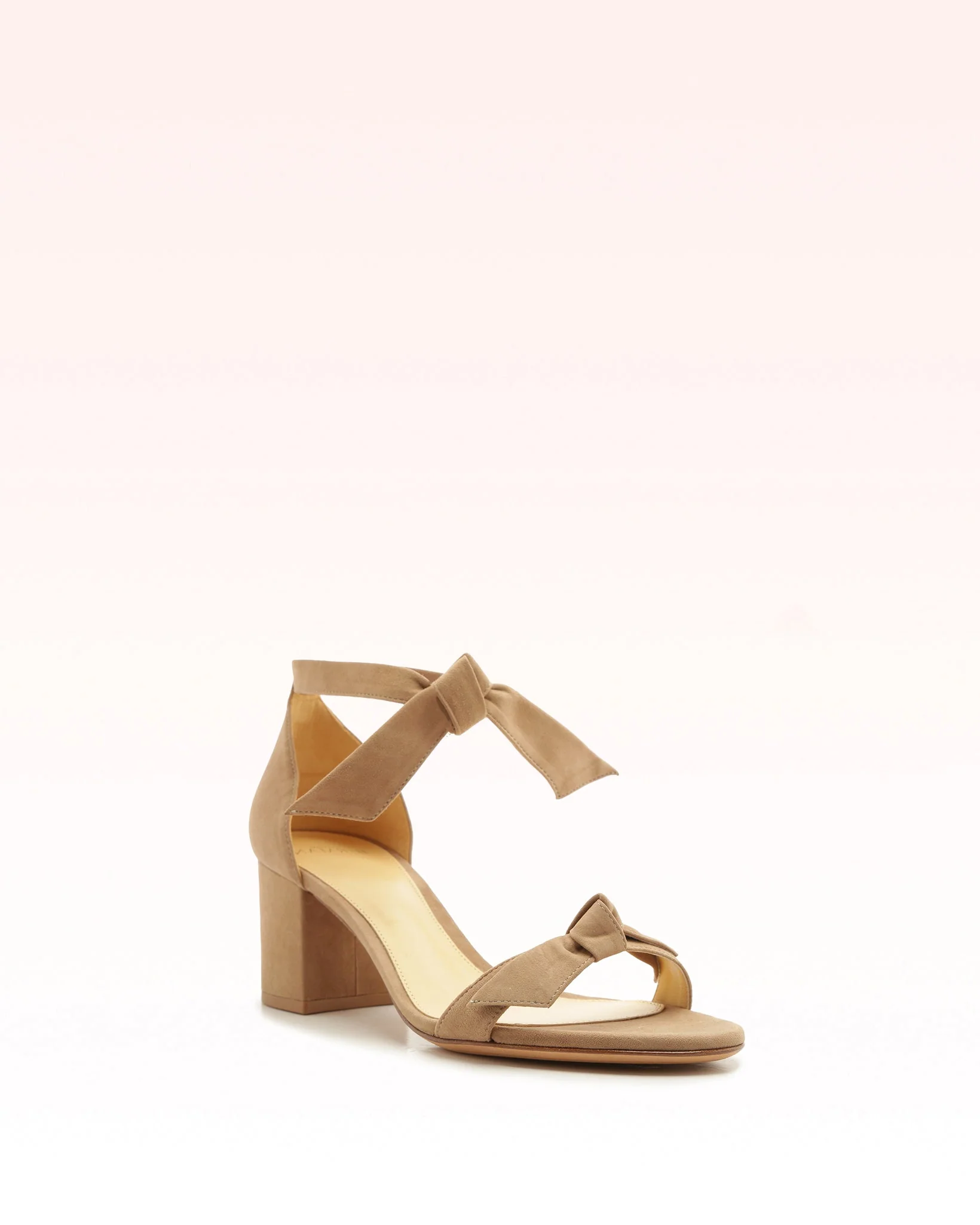 Clarita Block 60 Suede Cameo - Image 4