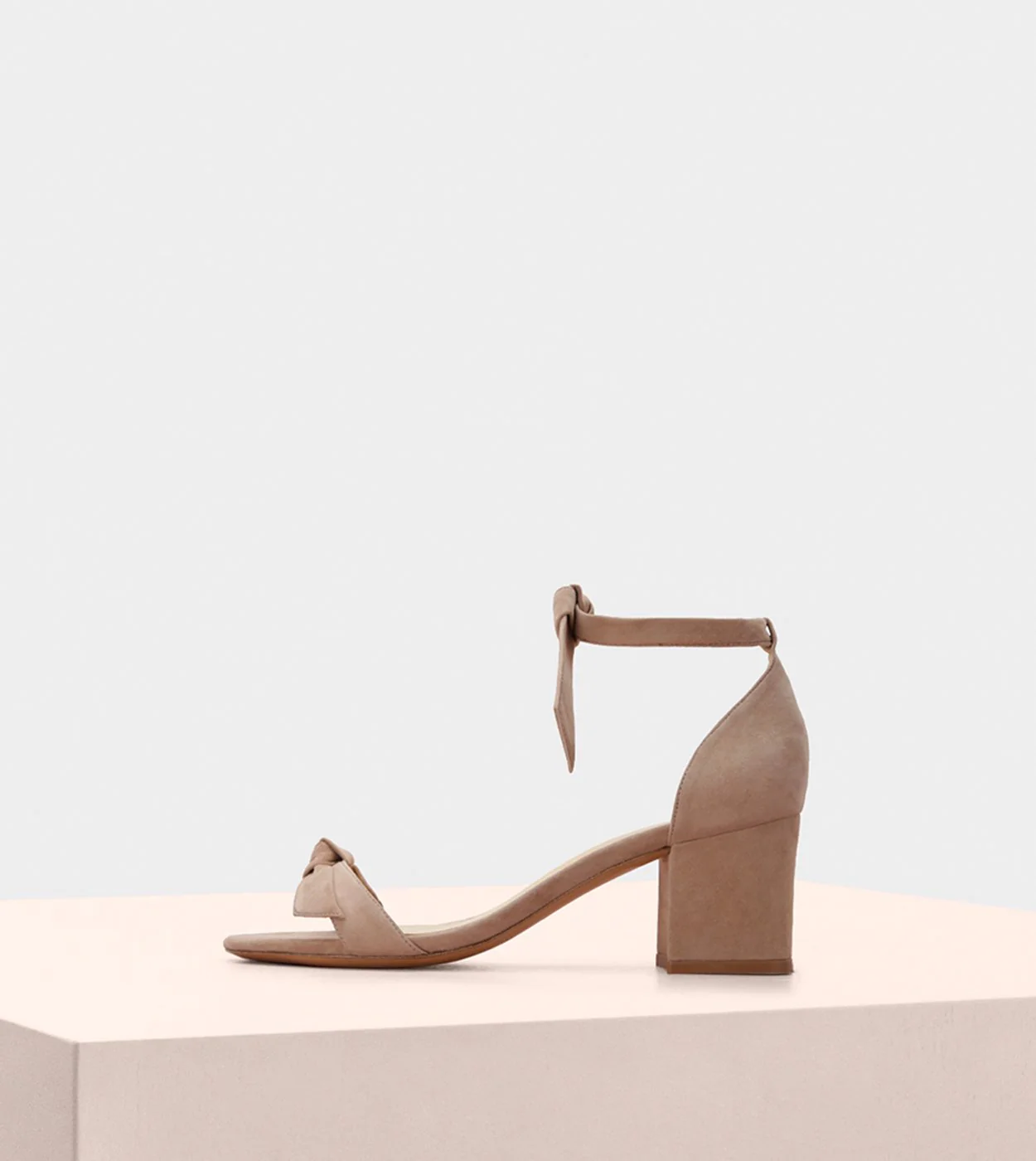 Clarita Block 60 Suede Cameo - Image 6