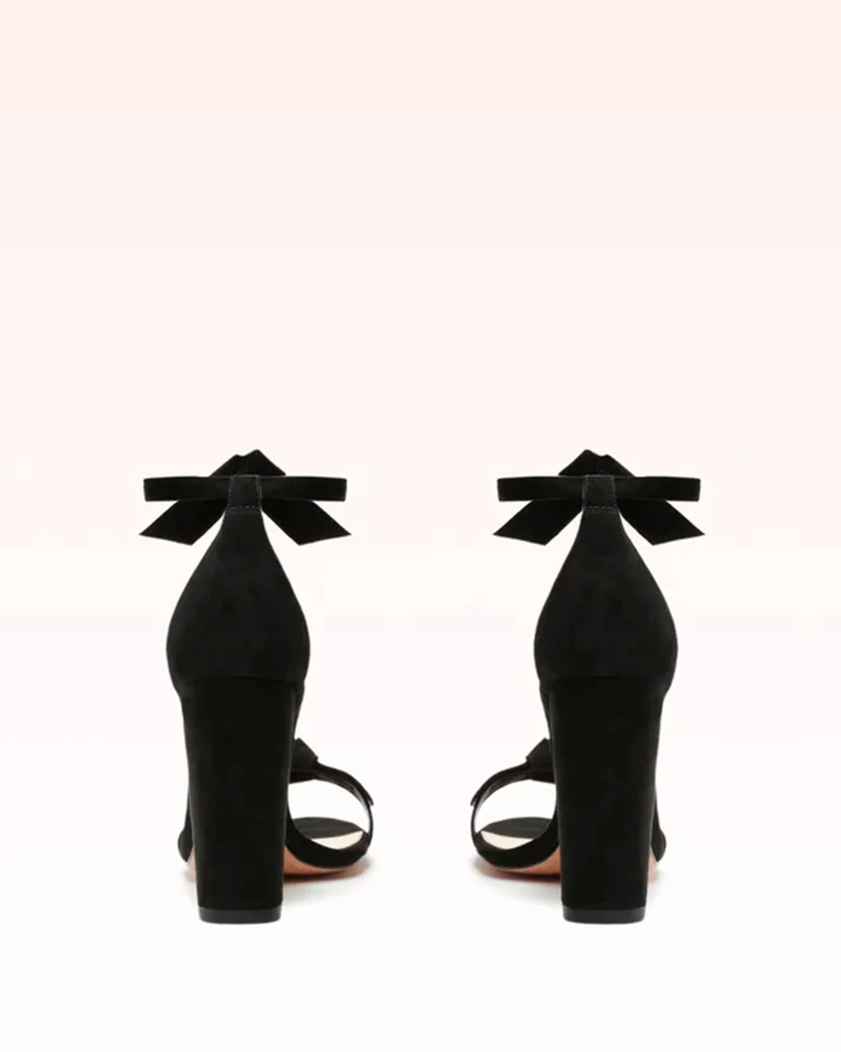 Clarita Block 90 Suede Black - Image 4