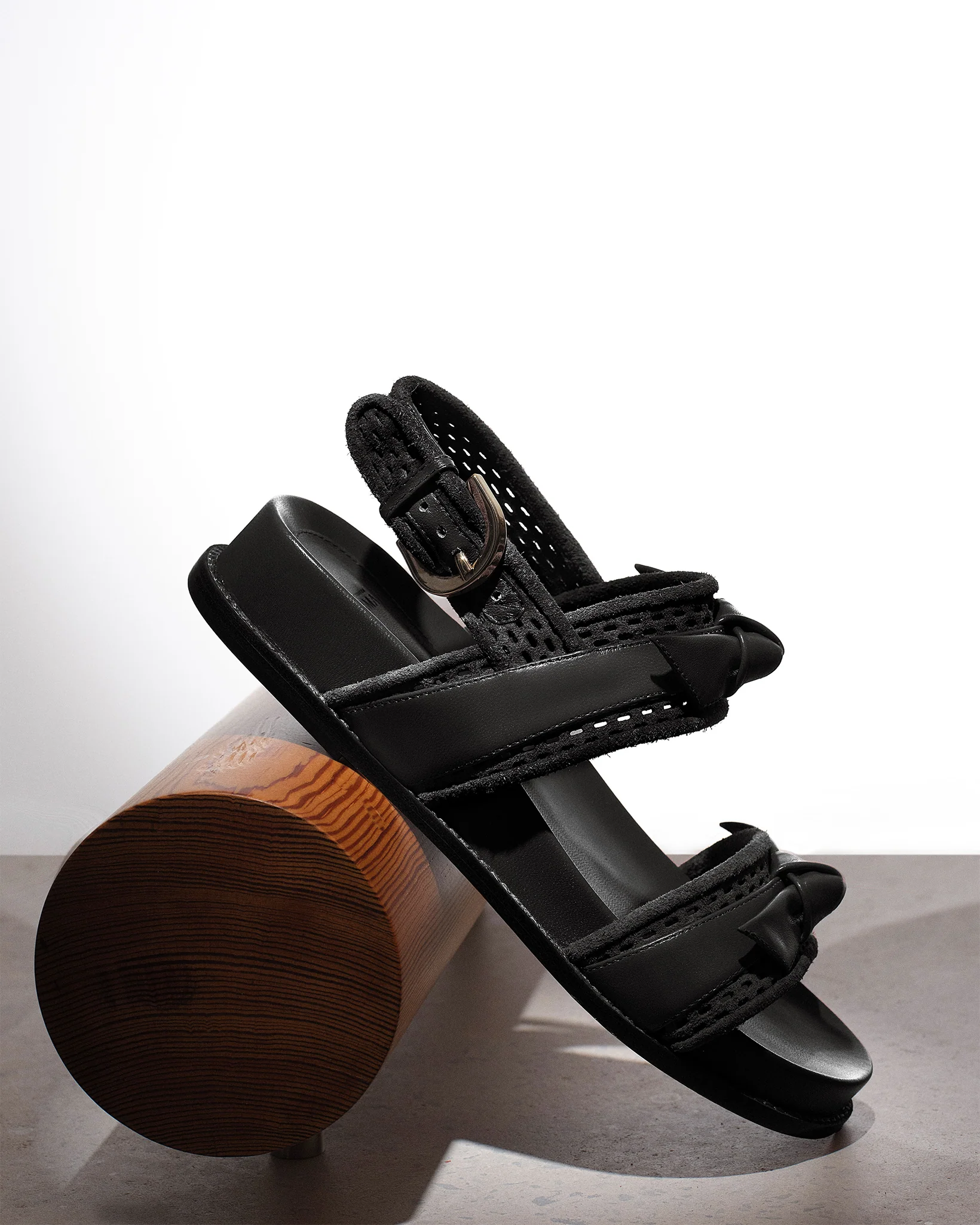 Clarita Laser Sport Sandal Black - Image 7