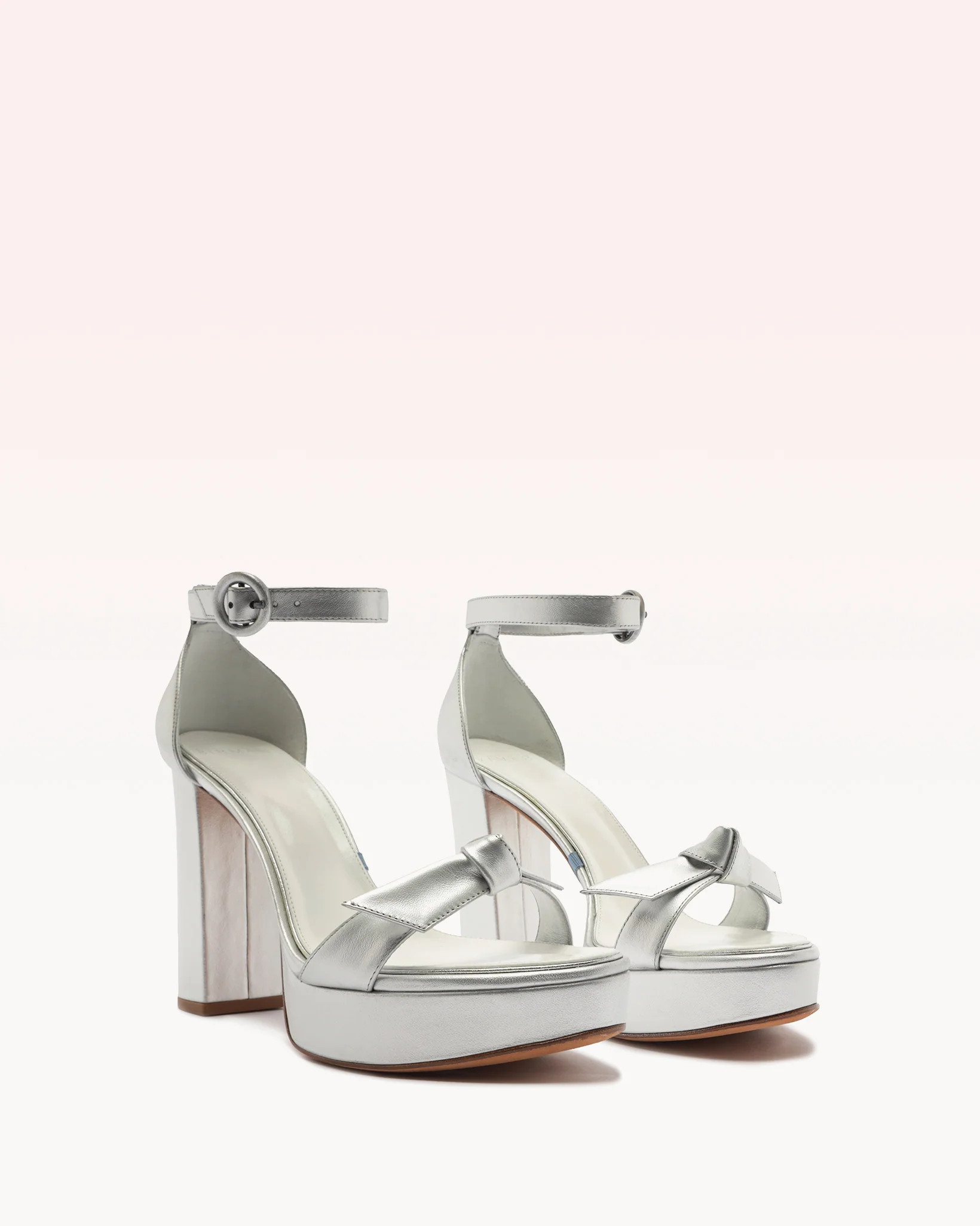 Clarita Platform Bridal 120 Silver - Image 3