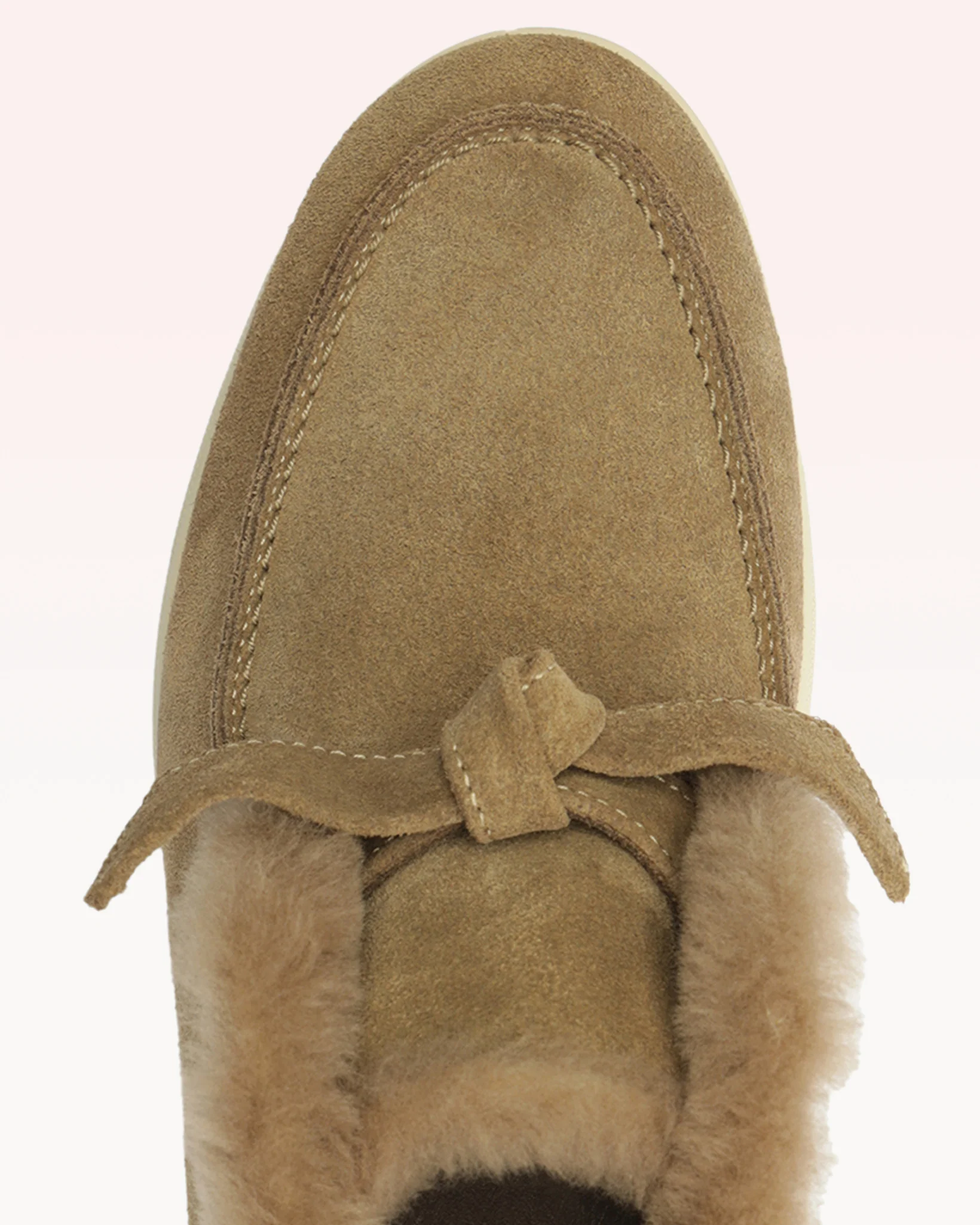 Clarita Shearling Slip On Bootie Semolina - Image 4