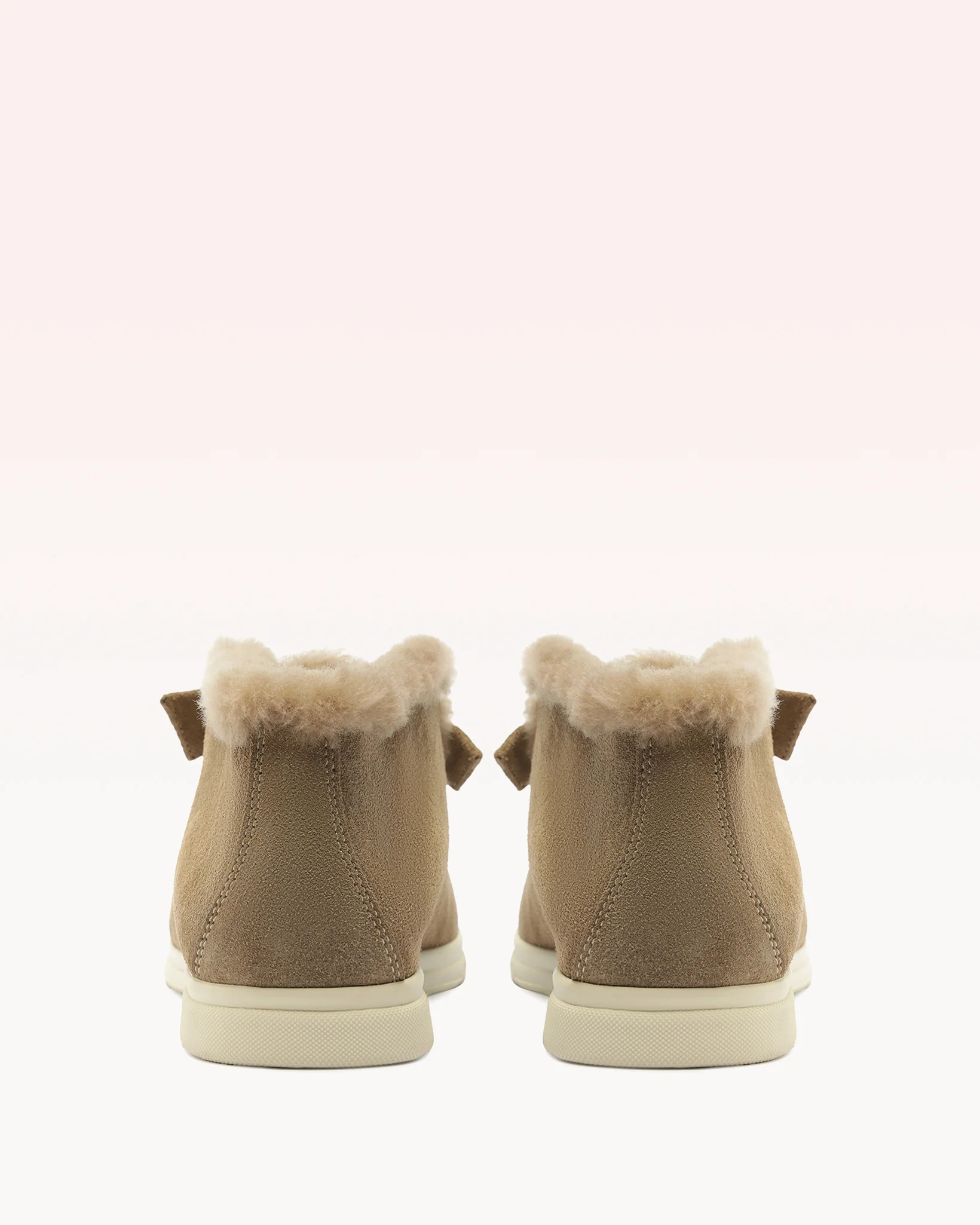Clarita Shearling Slip On Bootie Semolina - Image 5