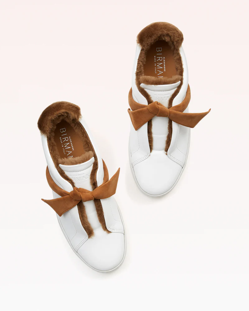 Clarita Sneaker Shearling Cognac - Image 3