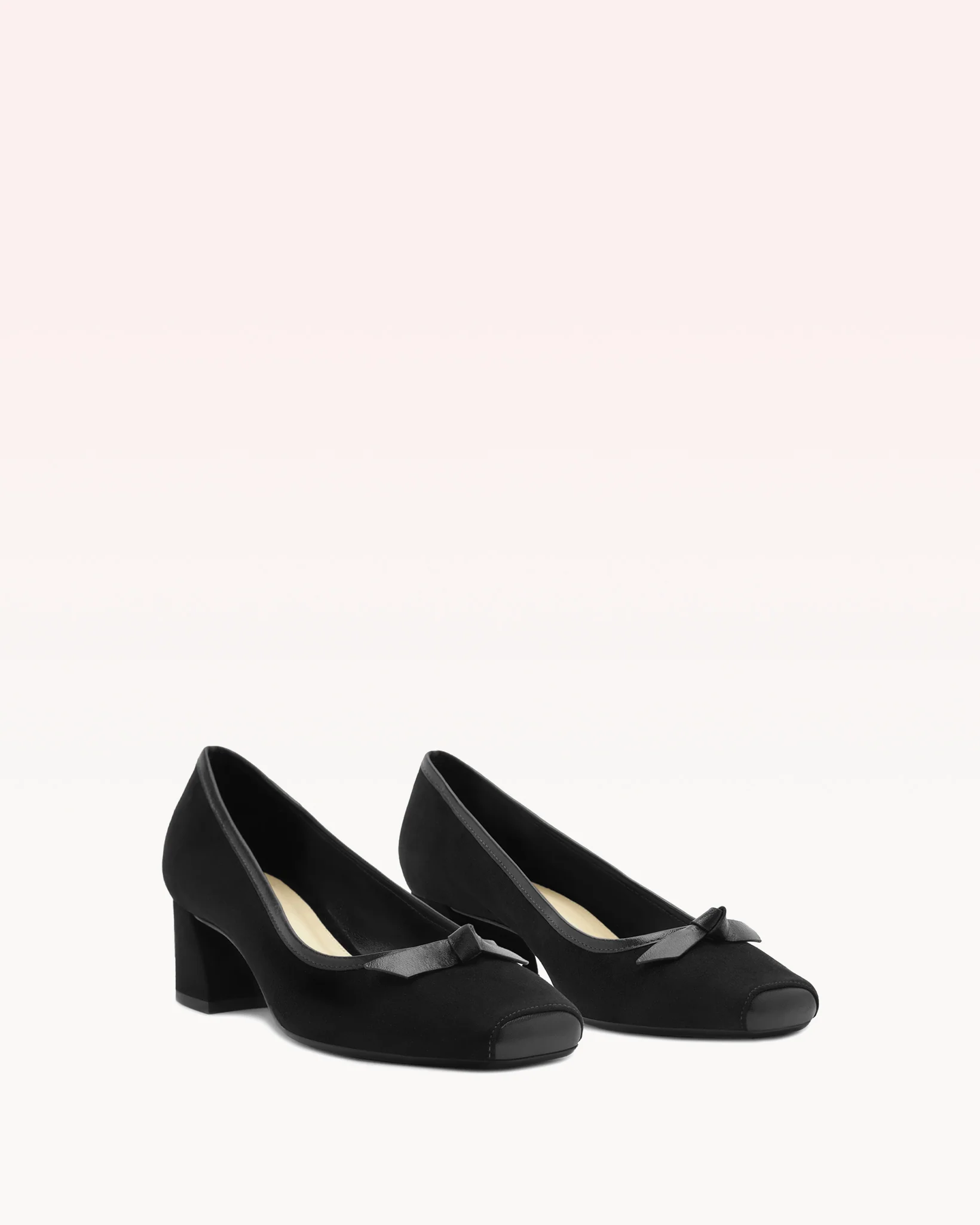 Clarita Square Pump 45 Black - Image 2
