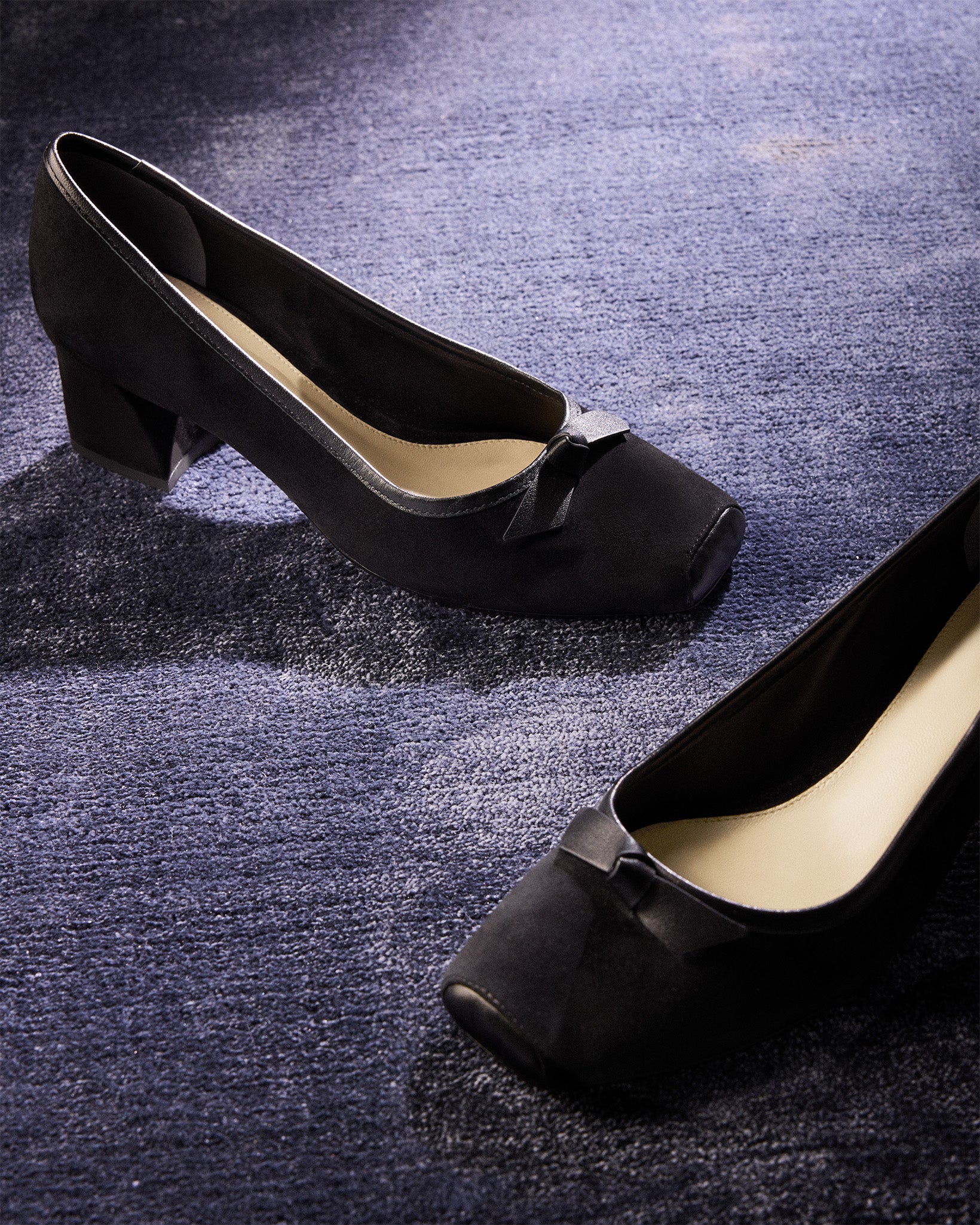 Clarita Square Pump 45 Black - Image 6