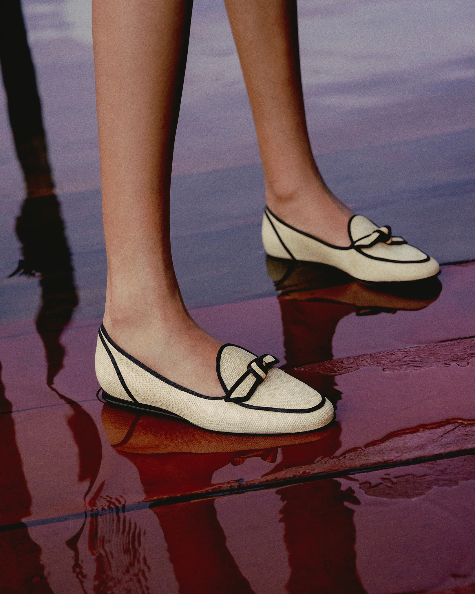 Grosgrain Raffia Loafer - Image 6