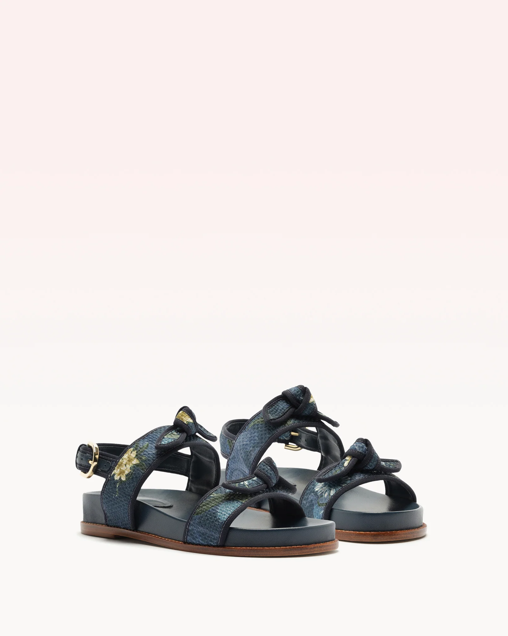 Grosgrain Raffia Sport Sandal Laguna - Image 3