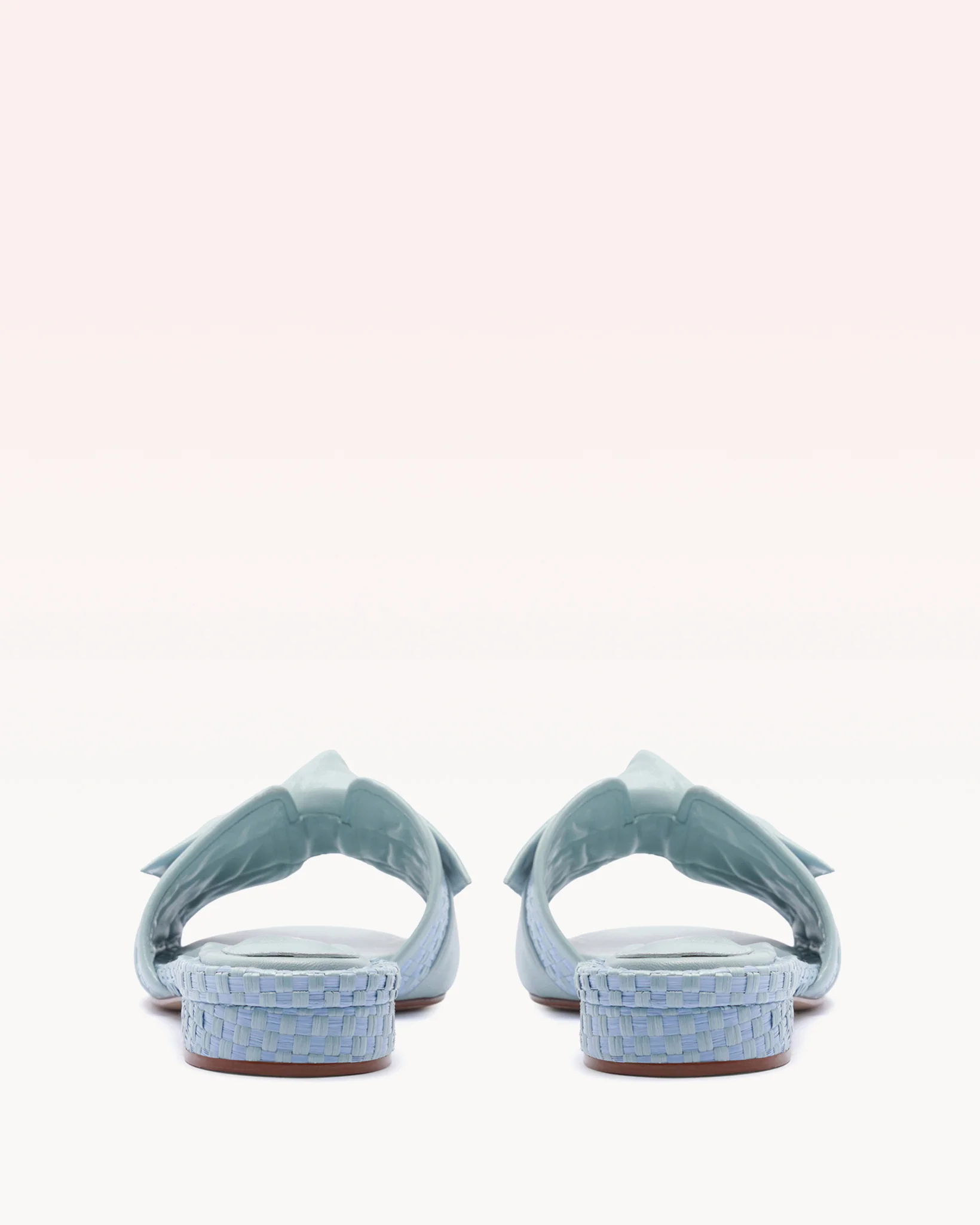 Maxi Clarita  Raffia Flat Dust Blue - Image 3