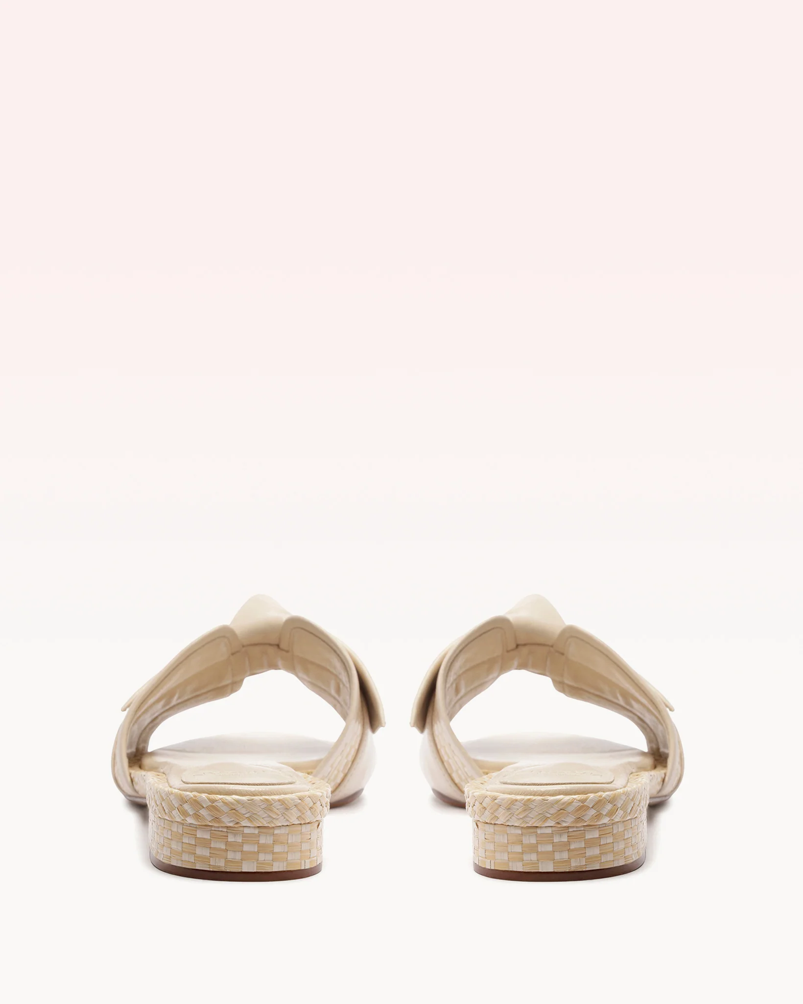 Maxi Clarita Raffia Flat Shell - Image 4