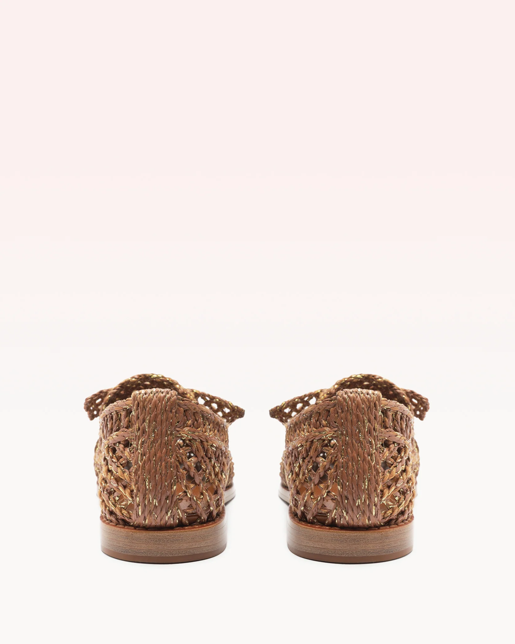 Raffia Penny Loafer Brown - Image 3