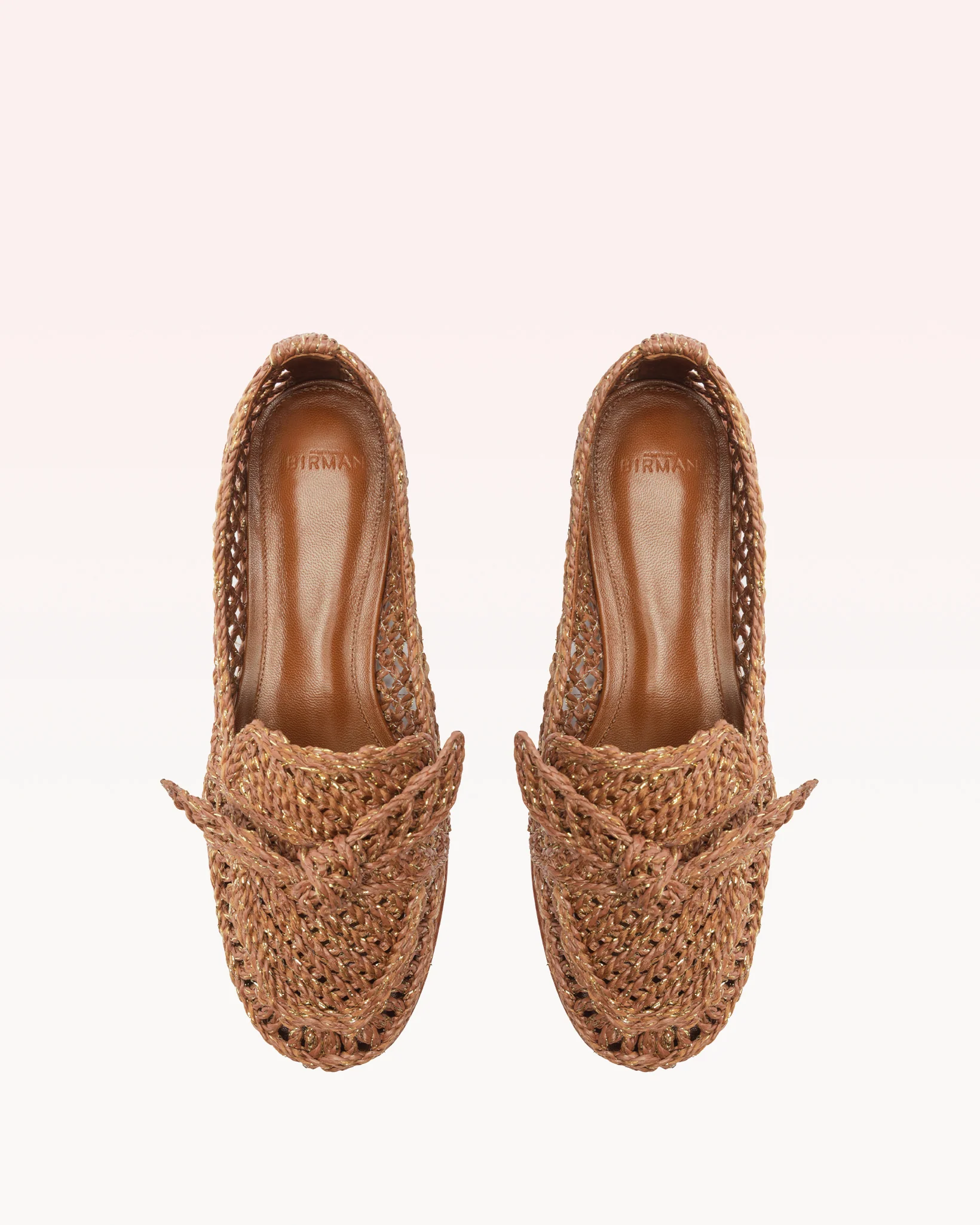 Raffia Penny Loafer Brown - Image 4