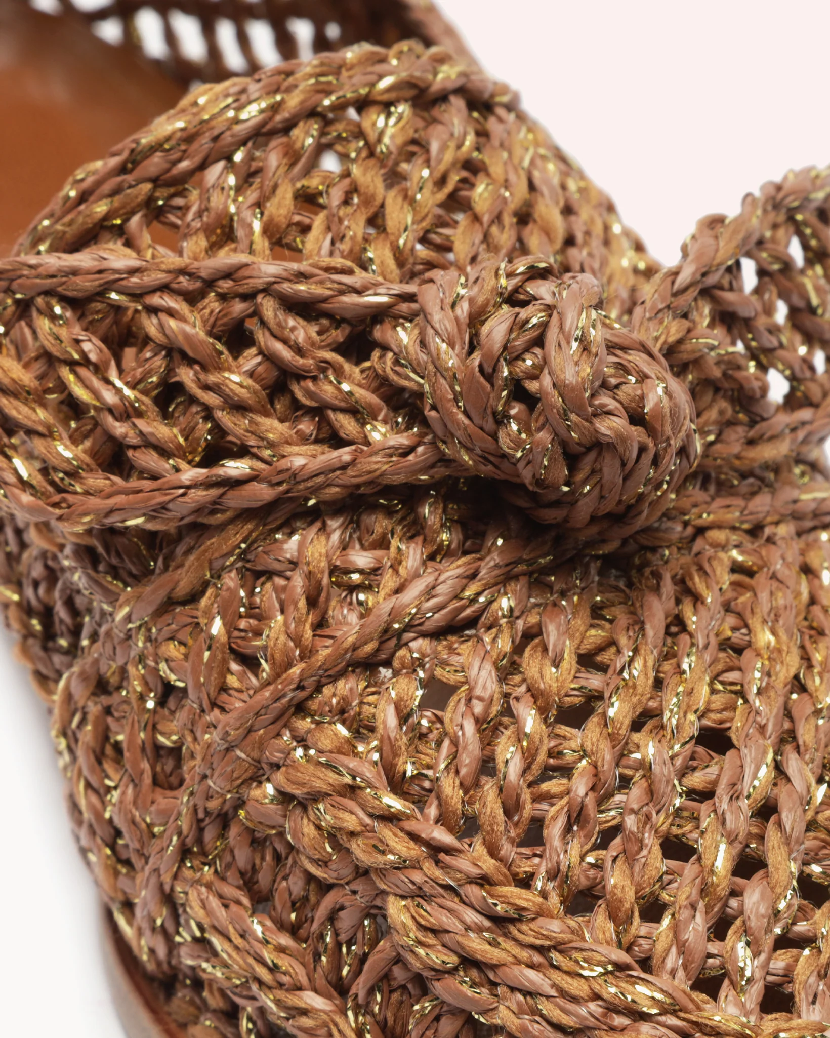 Raffia Penny Loafer Brown - Image 5