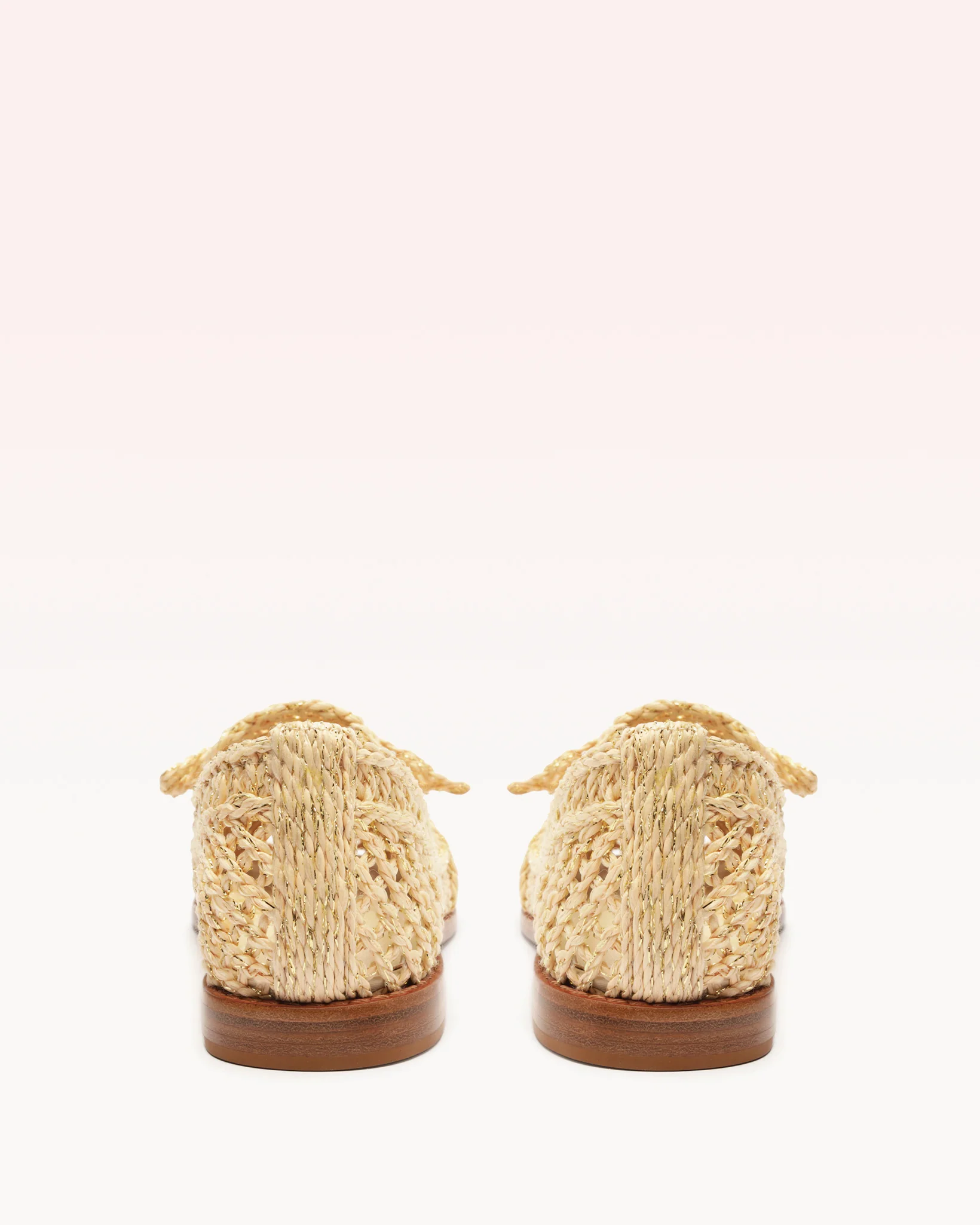 Raffia Penny Loafer Pearl - Image 3