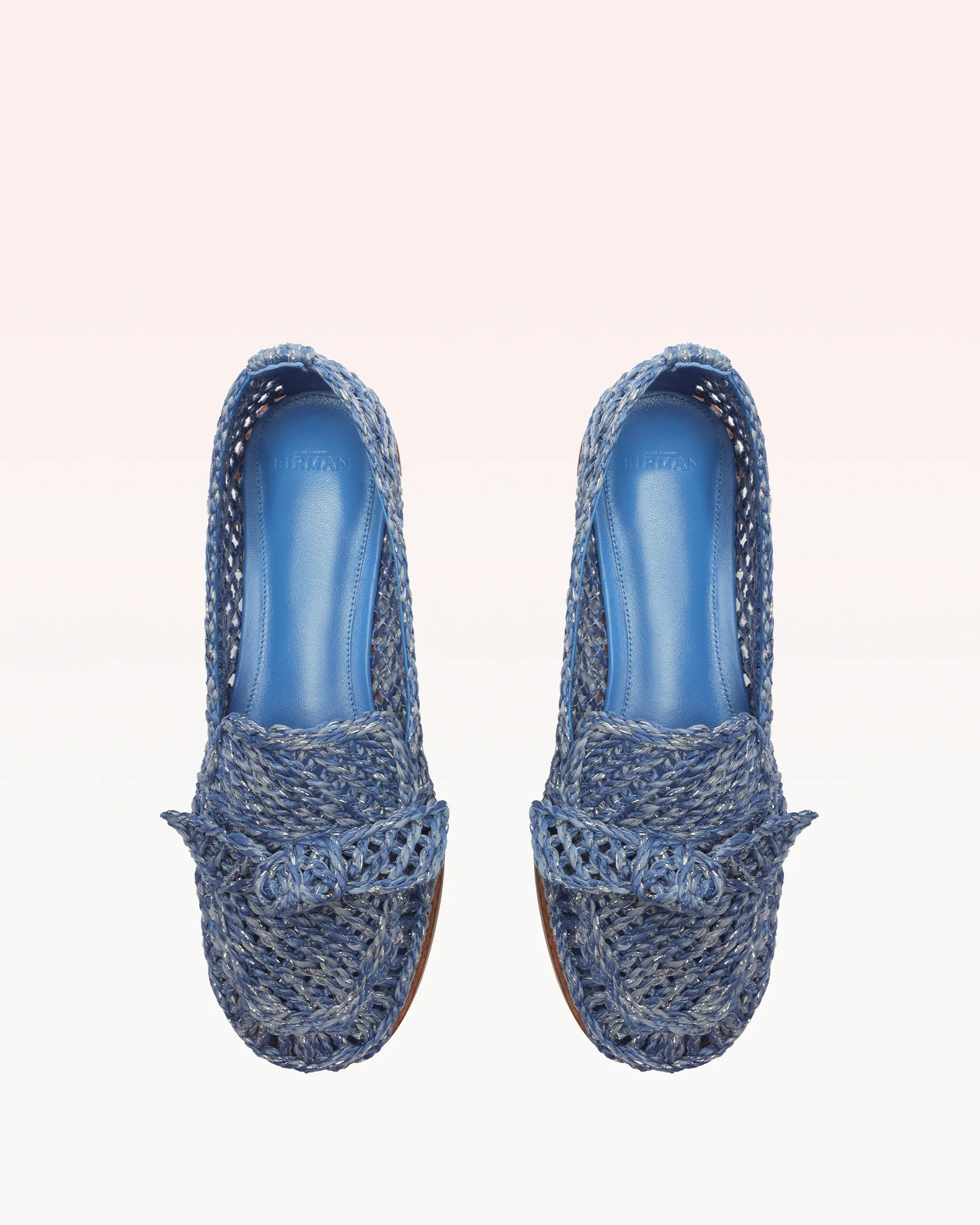 Raffia Penny Loafer Petroleo - Image 4