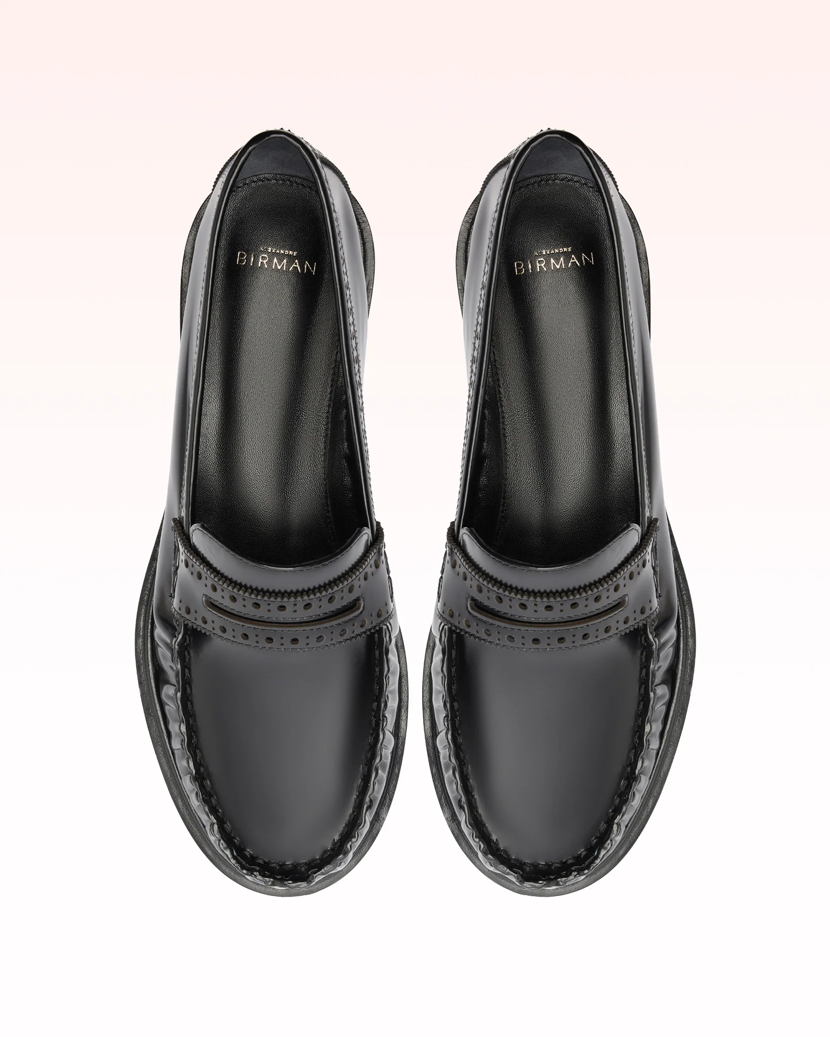 Soft Loafer Brogue Black - Image 3