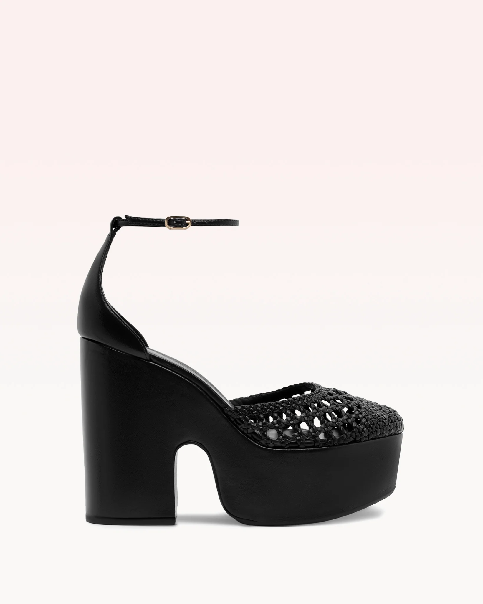 Thalita Platform 125 Tresse Black