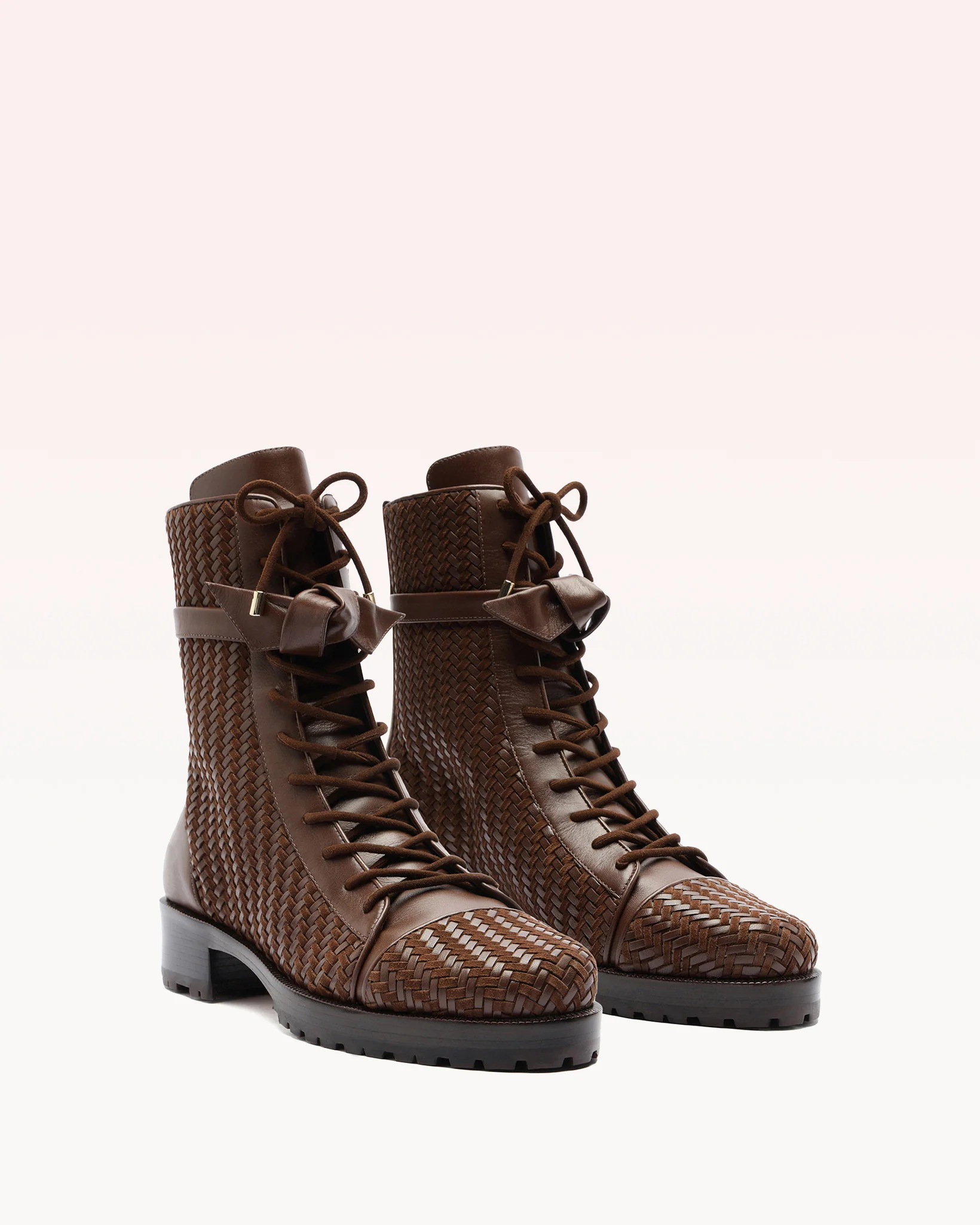 Tresse Combat Bootie Brown - Image 3
